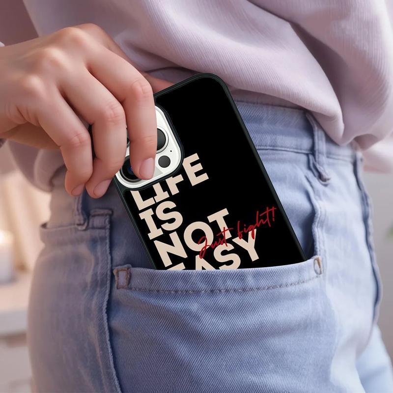 

Never Forget To Make A Life Phone Case For iPhone 17 Air 15 16e 14 13 Pro Max Coque 12 11 Pro Max PLUS cover iPhone 12pro max