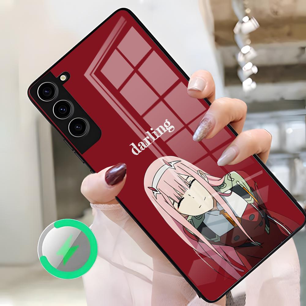 Zero Two Darling In The FranXX Anime Phone Case For Samsung S26 Ultra S25 Edge S23 S22 S21 S20 Ultra Plus S24 Fe A25 Magnetic Gl