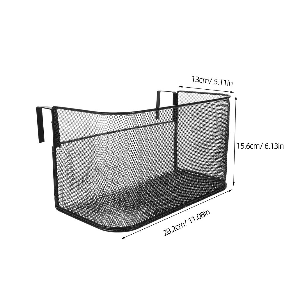 Mesh Metal Hanging Storage Basket Shower Organizer Bedside Dorm Shelf Bunk Bed Shelf Bathroom Storage Rack Sundries