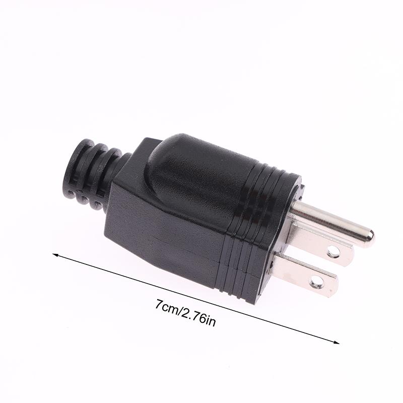 US Amerikanischer 3-poliger 5-15P AC Elektrischer Strom Stecker Adapter Wiederverdrahtbarer Verlängerungskabel Stecker Elektrischer Stromkabel Adapter