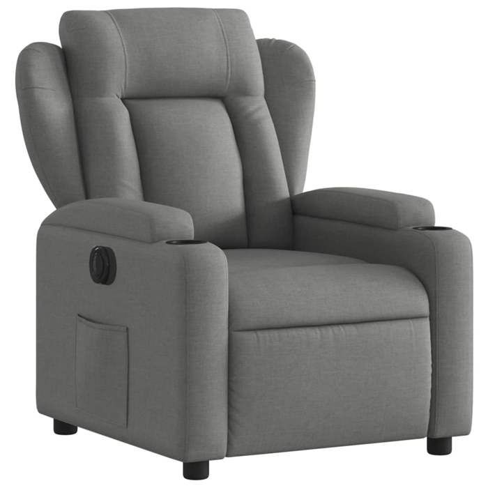 VidaXL Electric Recliner, Relaxation Chair with Adjustable Backrest and Footrest, Living Room Seat, Modern, 3204459