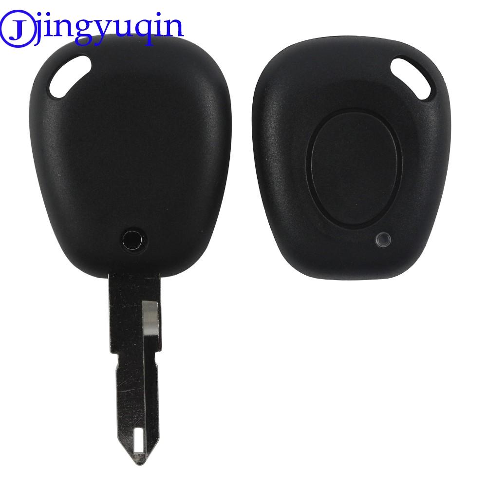 Jingyuqin 1 Taste Autoschlüsselanhänger Fernbedienung Schale Abdeckung Gehäuse Unbearbeiteter Schlüsselbart Styling Für Renault Megane Scenic Laguna Espace Clio