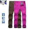 Men's and Women's Winter Soft Shell Fleece Pants: Warm, Thickened, for Outdoor Sports and Mountaineering