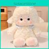 Plush Sheep Rabbit Toy With Polka Dot Bow And Scarf Decoration For Kids Kids Gift And Home Decor