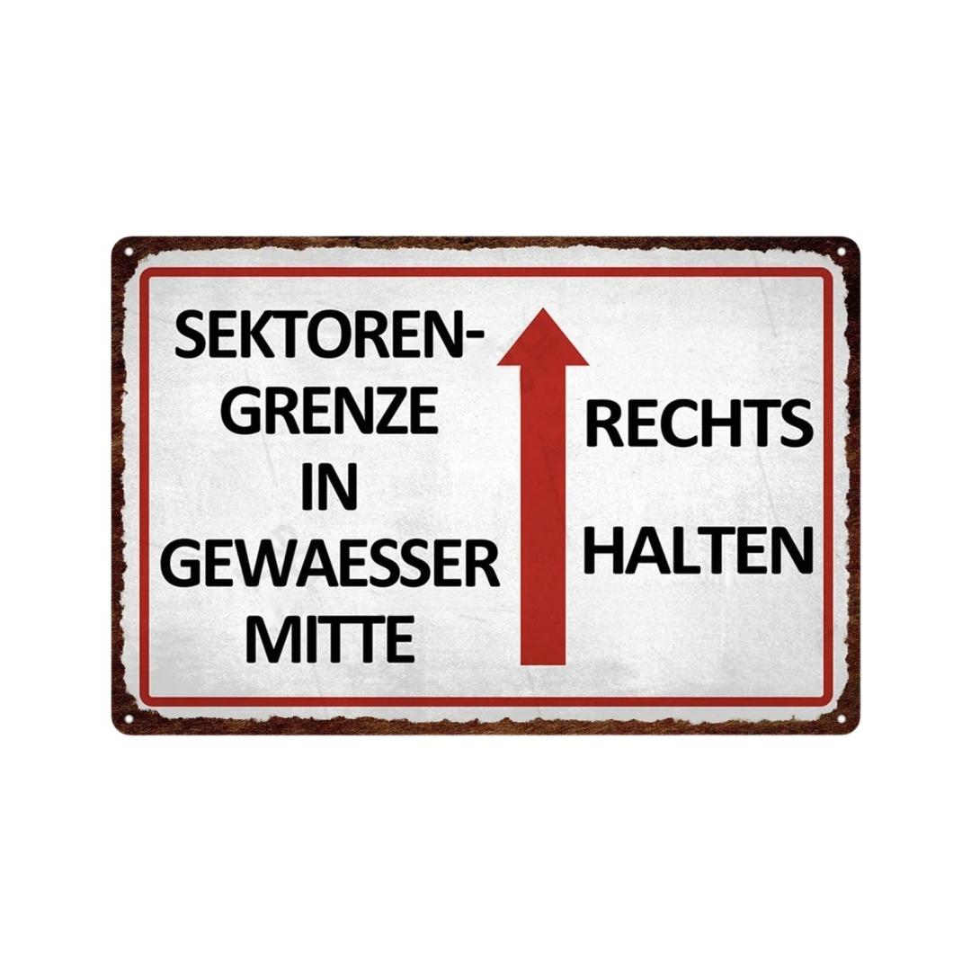 

Germany HALT STÓJ Achtung Metal Sign German Warning Signs Hazardous Area Placards Vintage Plaque Plate Wall Decorative 20x30cm