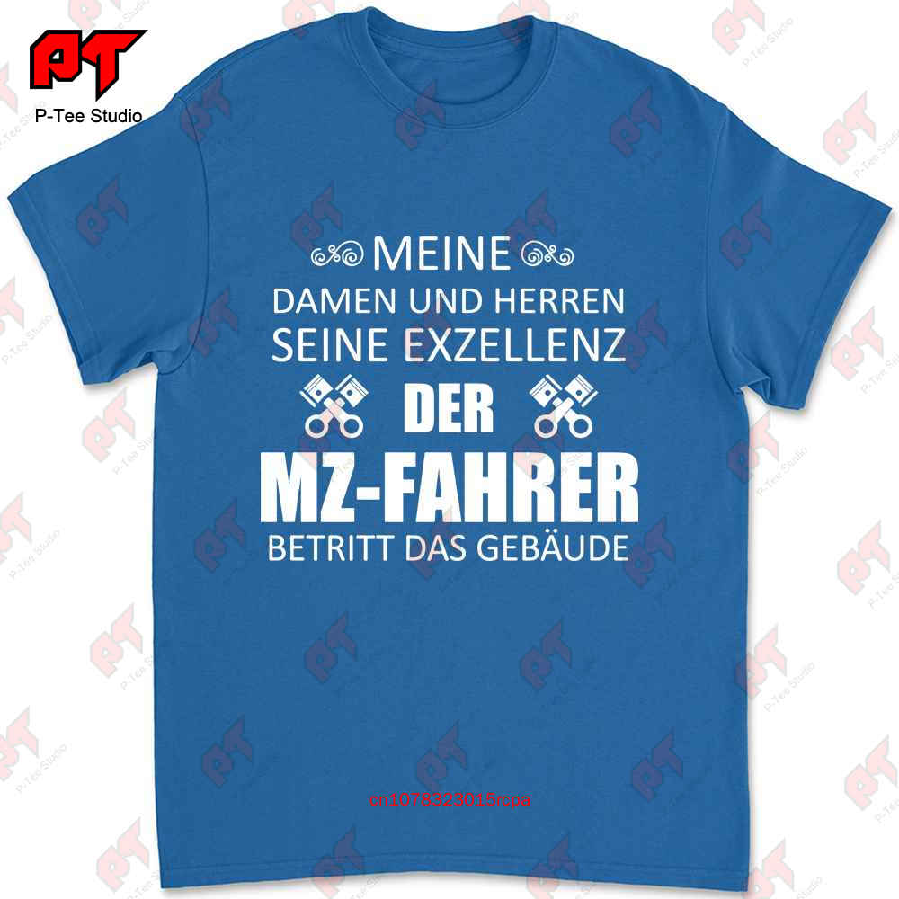 Simson Mz Fahrer Seine Exzellenz Tshirt 06P0 4XL gray
