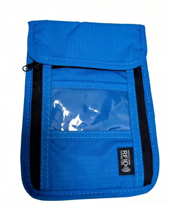 Unisex Waterproof Passport Holder & Travel Organizer with Neck Strap, Phone Pocket & Document Case