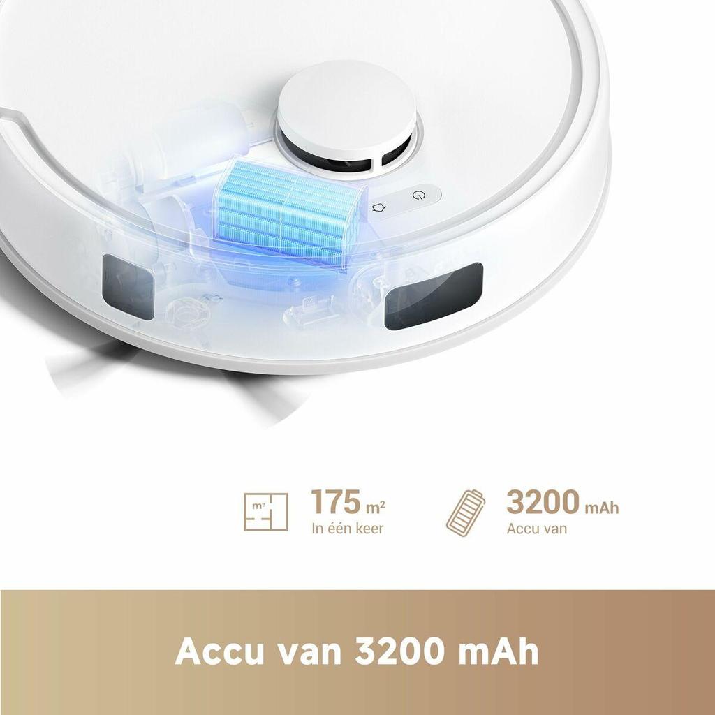 Mova E20 Plus Robot Vacuum Cleaner 3200 mAh White