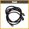 Fog Light Wiring Harness Kit 56045501AC for Dodge for Ram 1500 2500 3500 4500 5500 Truck 2002-2008 Left Right Side Replacement