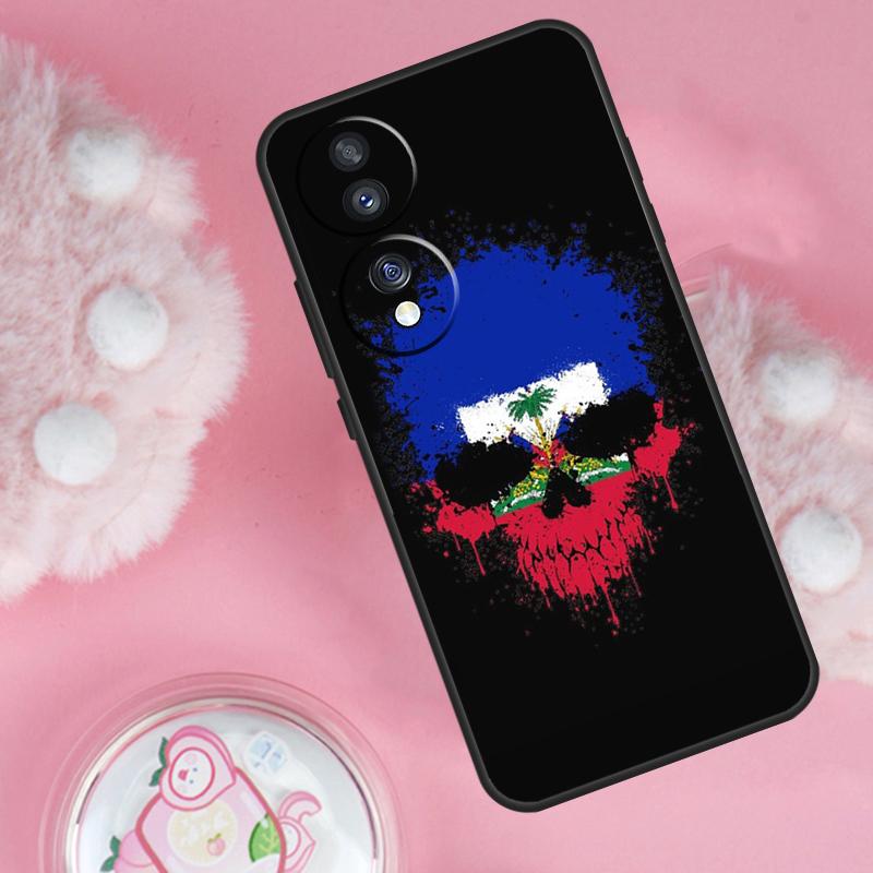 Haiti Haitian Flag Case For Honor 200 Pro 50 70 90 Lite X9b X9a X8b X8a X8 X9 X9c Honor Magic 7 6 5 Lite Cover