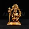 Ardhanarishvara Idol Ardhnarishwar Statue Shiv Parvati Double Avatar Idol for Car Dashboard and Home Decor Showpiece