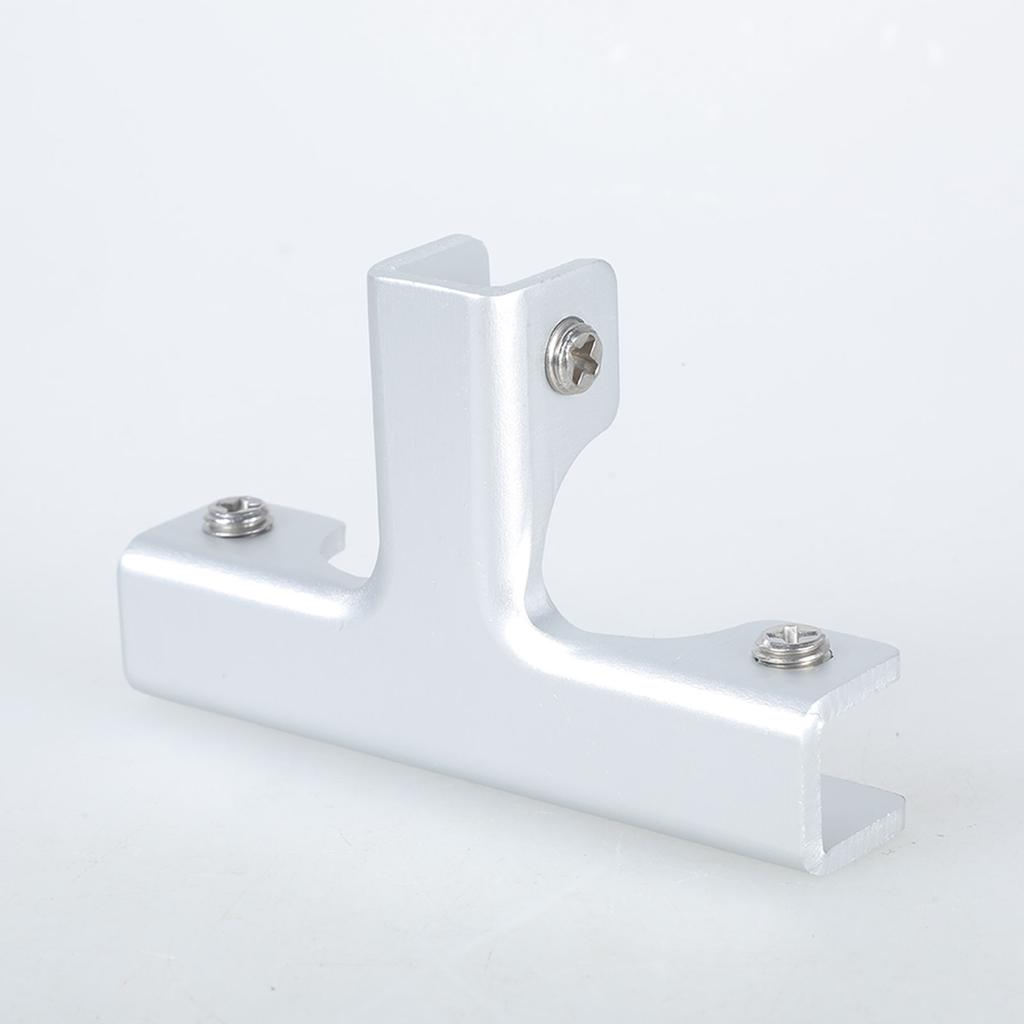 Pack Of 4 Aluminum T Shaped Clips T Clamp Connectors T Shape Fasteners Simple Installs for Plant Box Divider Connections