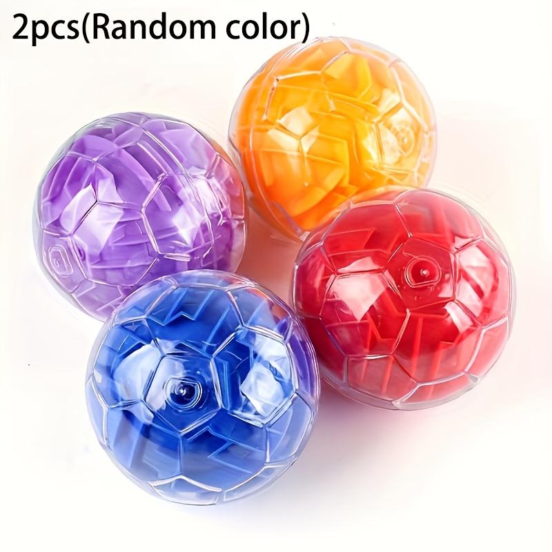 2pcs Maze Ball Puzzle, Brain Teaser Magic Sphere Games, Plastic Brain Teaser Toys for Party, Christmas, Easter, New Year, Mardi Gras - Random Colors