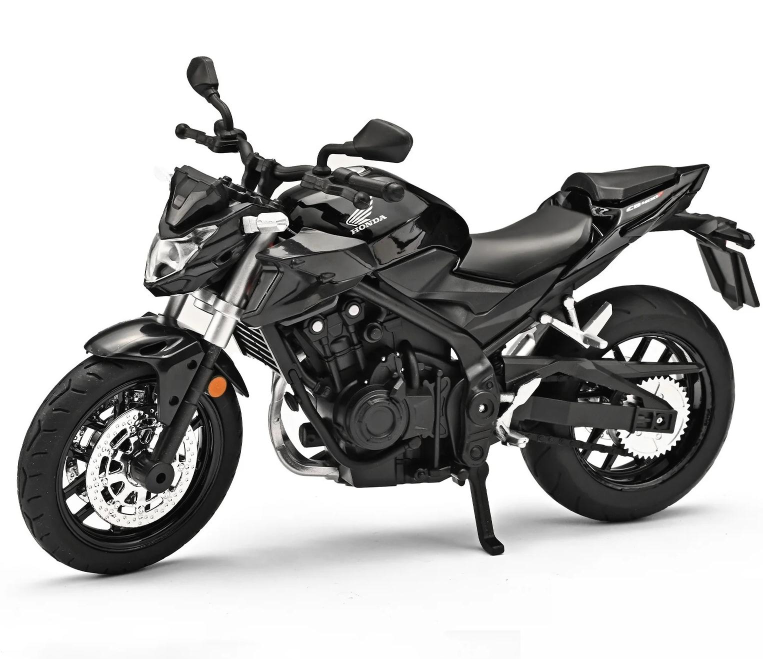 

1/12 HONDA CB400F Сплав Спортивный Мотоцикл Модель Литые Уличный Гоночный Мотоцикл Модель Симуляция Звук и Свет Детская Игрушка Подарок чёрный