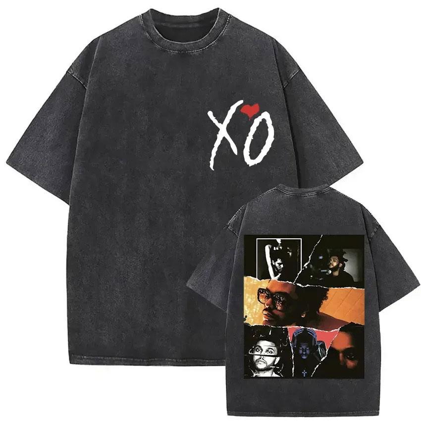 Hot Sale The Weeknd Vintage Graphic T Shirts Harajuku Music YK Short Sleeve Tshirt Unisex Gothic Casual Crewneck Tshirts