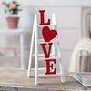 Valentine's Day Ornament Wooden Love Ladder Decoration Home Tabletop Decoration  For Gift