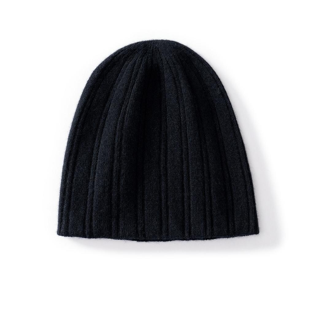 New% Pure Cashmere Autumn and Winter Warm Hat Men's and Women's Advanced Warm Ear Protector First-line Double-layer Cold Hat