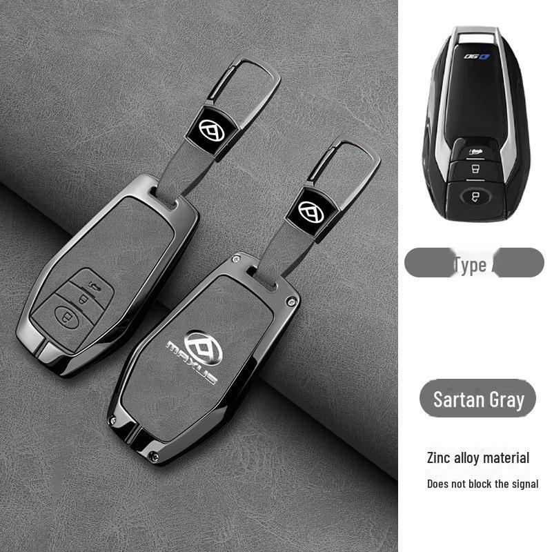 Capa de Chave SAIC Maxus D90 para Carro Maxus G50 2019 Feminino, Carcaça de Metal de Alta Qualidade com Fivela.
