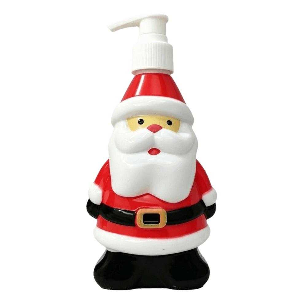Santa Claus Lotion Dispenser Bottles Snowman Gel Hand Sanitizer Bottle Cosmetic Container Bathroom