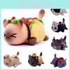 Adorable Aphmau Skull Taco Pumpkin Bread Cat Meemeows Plush Toy For Home Decor