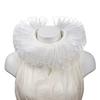 Perfect Match White Scarf Neck Ruffle Fake Collar Opera Performance Retro Decoration Collar Medieval Costume Accessories Po Props