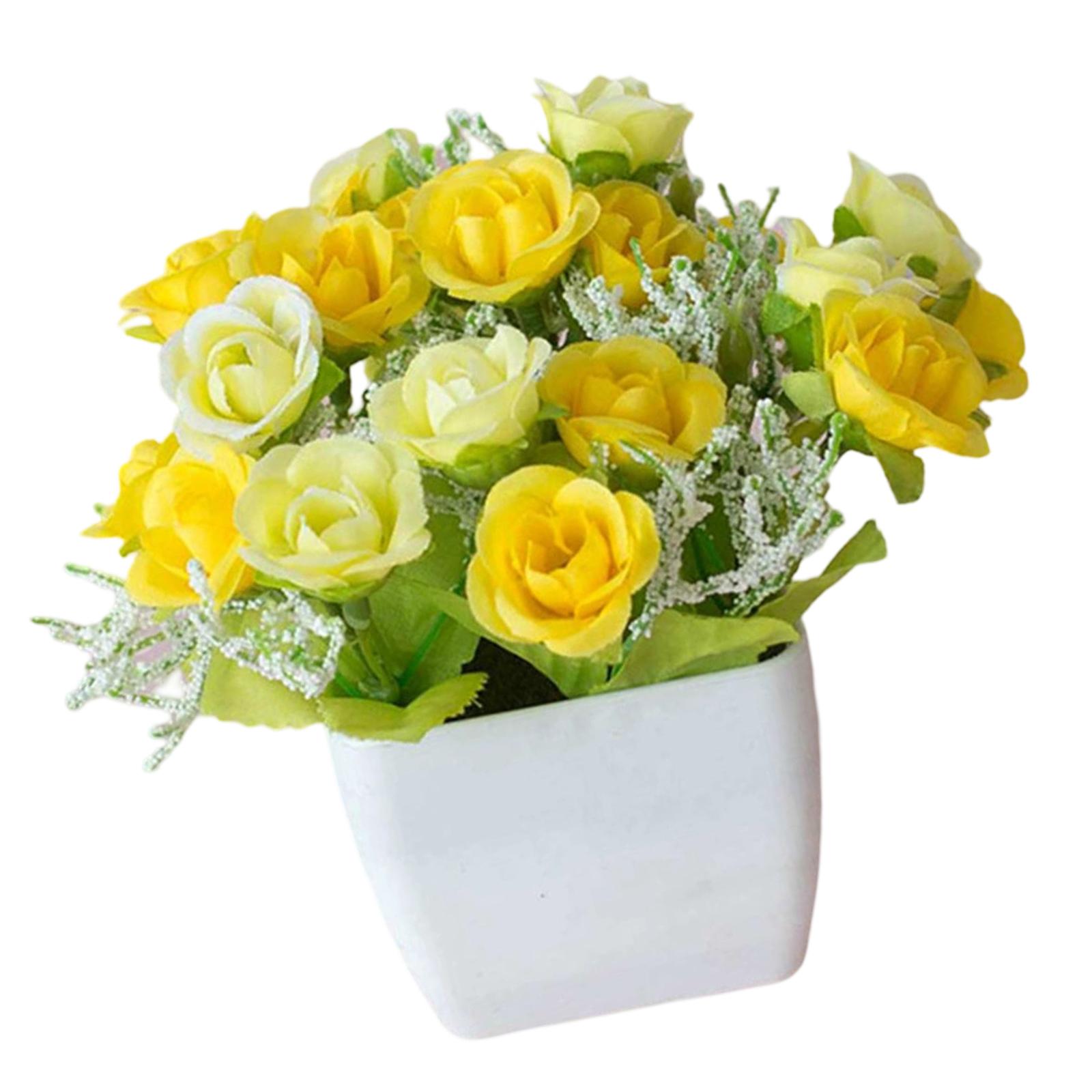 

Realistic Artificial Potted Plant Perfect Addition to your Living Space жёлтый