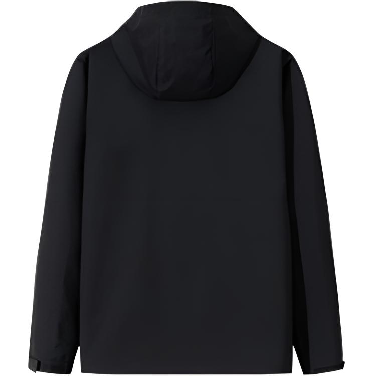 Anta Comfortable Water-Resistant Windbreaker Men Outerwear Basic-Black 152441602N-2