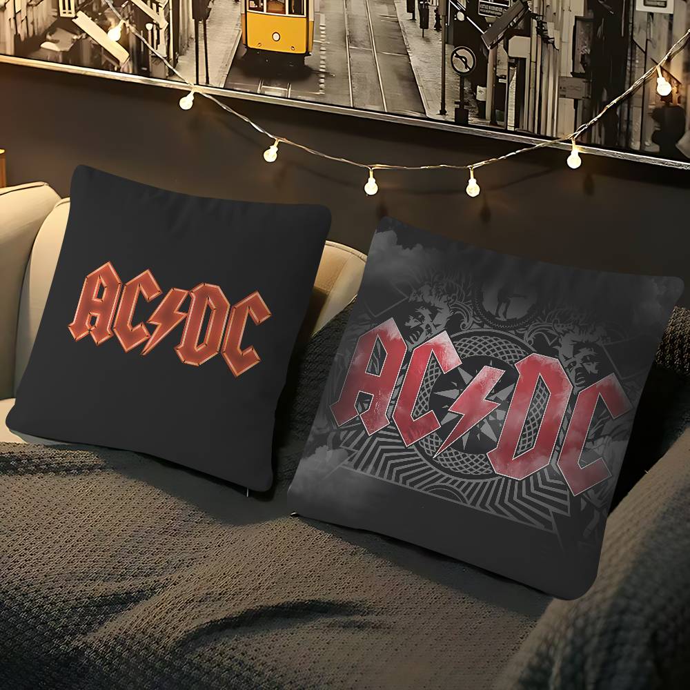 Rock Singer A-AC D-DC Band 45*45cm Cushion Cover Pillow Cover Decor Pillowcase Home Pillowcase For Couch Pillow