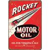 Retro Industrial Motor Oil Gas Aluminum Sign  Vintage Aluminum Wall Art Unique Decor for Man Cave Garage Cafe Club Bar