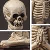 Halloween Skull Trio Decorative Resin Festival Sculpture for Creating Holiday Atmosphere in Home, Bedroom, and Living Room