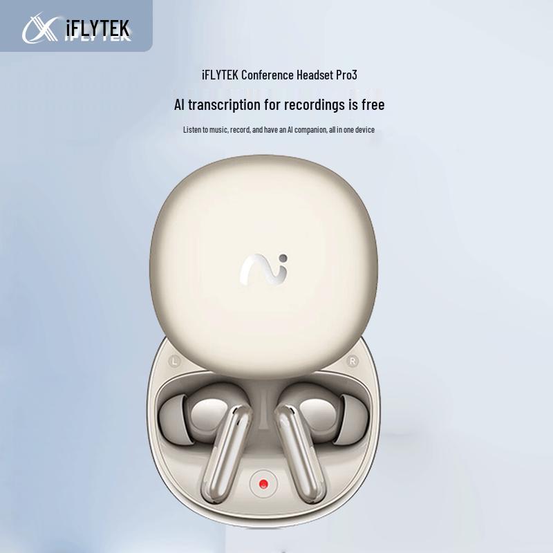 

iFLYTEK AI Meeting Recording Earbuds Pro 3 Titanium