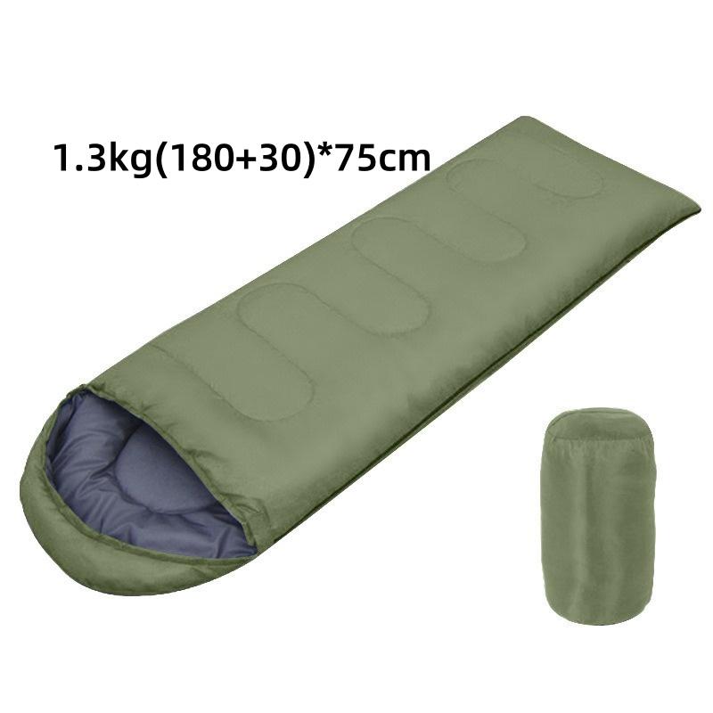 Camping Sleeping Bag Lightweight 4 Season Warm Envelope Backpack Outdoor Hollow Cotton Thickened Adult