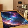 Universe Milky Way Space Stars Galaxy Earth Carpet Rug for Bedroom Living Room Sofa Doormat Home Decor,Kid Area Rug Non-slip