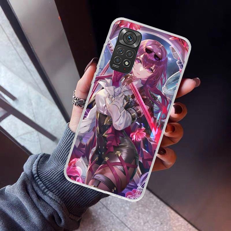 Honkai Star Rail Kafka Phone Case For Xiaomi Redmi Note 10 11 12 13 14 15 Pro Plus 11S 12S 14S 11T 11E 10S Soft TPU Back Cover R