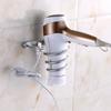 Hair Spiral Blow Dryer Stand Flat Holder Wall Mounted Hang Organizer Supplies