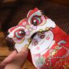 6pcs/set Lion Dance Red Envelope Cartoon Lucky Money Bag Cute Hongbao  Spring Festival