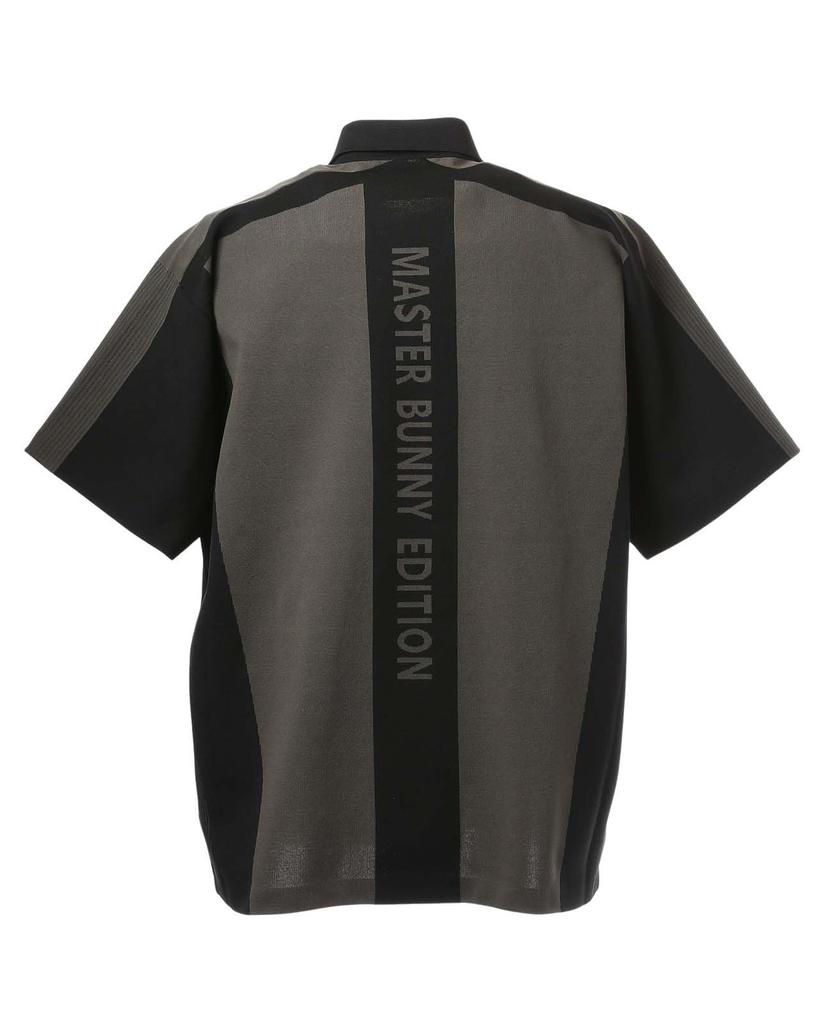 Master Bunny Short Sleeve Polo Shirt Golf x Charcoal Size 4 Men's (Wholegarment) / / 758-5160203 010_Black [M]