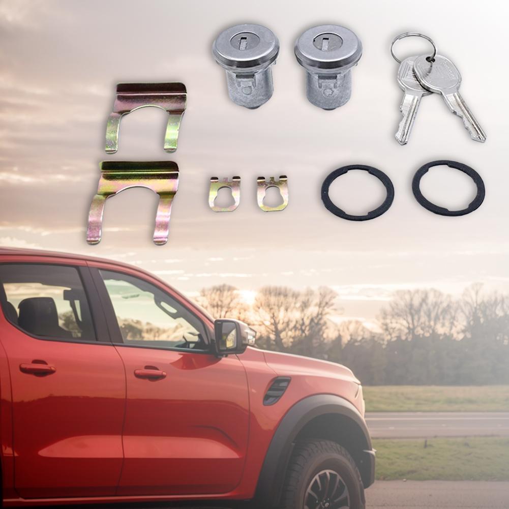 Dörrlåscylindersats med nycklar DL15802 Biltillbehör Dörrlåscylinder för Chevrolet Lastbil C10 C20 C30 1965-1987