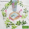 Wisteria Artificial Flowers For Garden Decor With Durable Plastic Vine For Indoor And Outdoor Use