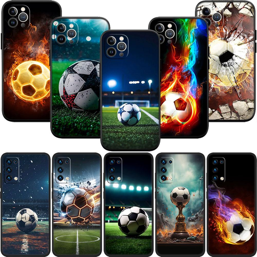 BF58 Football Soccer Soft Shell Phone Case for Xiaomi Poco C40 C50 C51 C55 C65 C71 C75 F3 F5 F6 F7 M2 M3 Pro Ultra