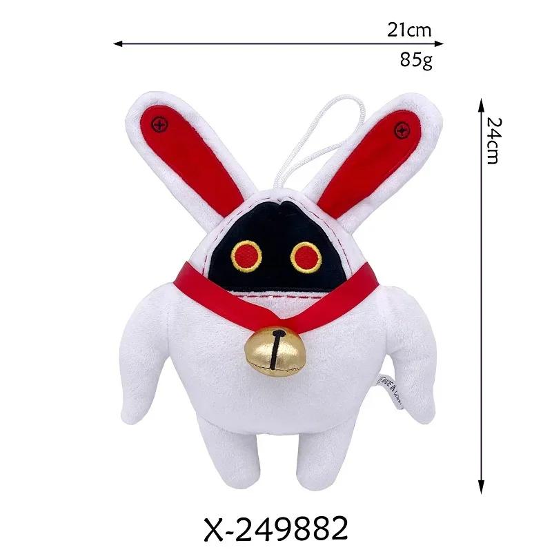 20cm Kerst Pluche Speelgoed, Zenless Zone Zero Pluche Speelgoed Bangboo Pluche Poppen Konijn Gevuld Nieuw Anime Spel Kinderen Verjaardagscadeaus