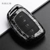 Abs Carbon Fiber Style Car Key Case Cover For Hyundai Ix35 I40 I20 I10 Tucson Elantra Creta Sonata Ioniq Accent Creata Keychain