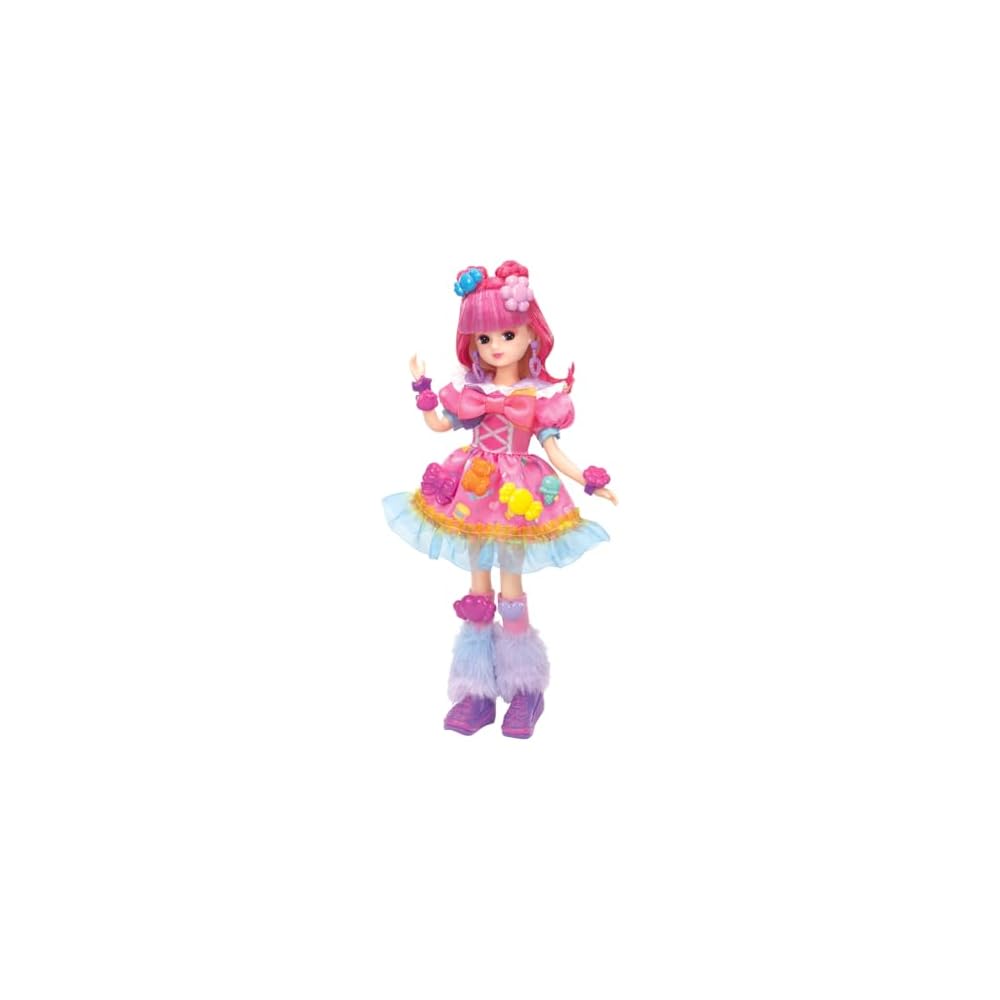 Takara Tomy Licca-chan Doll LD-29 Neo Decora Dress-Up Toy for Kids Age 3 and Up