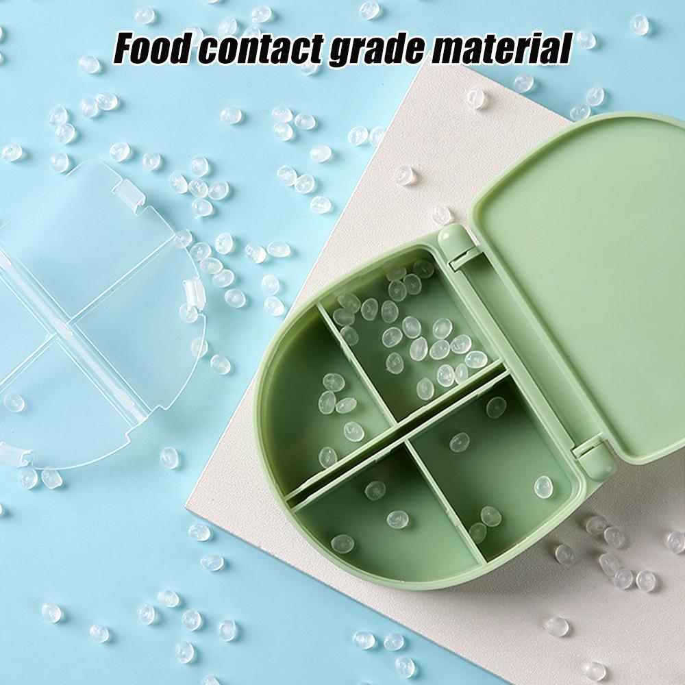 Portable Travel Pill Organizer Case Cute Small Daily Pills Box Bpa Free Plastic Medicine Vitamin Container For Pocket Purse