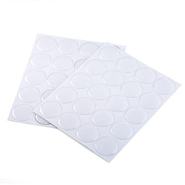 

300pcs Circle Epoxy Stickers Epoxy Stickers Transparent Clear Round Bottle Soft Craft Durable 3D Resin