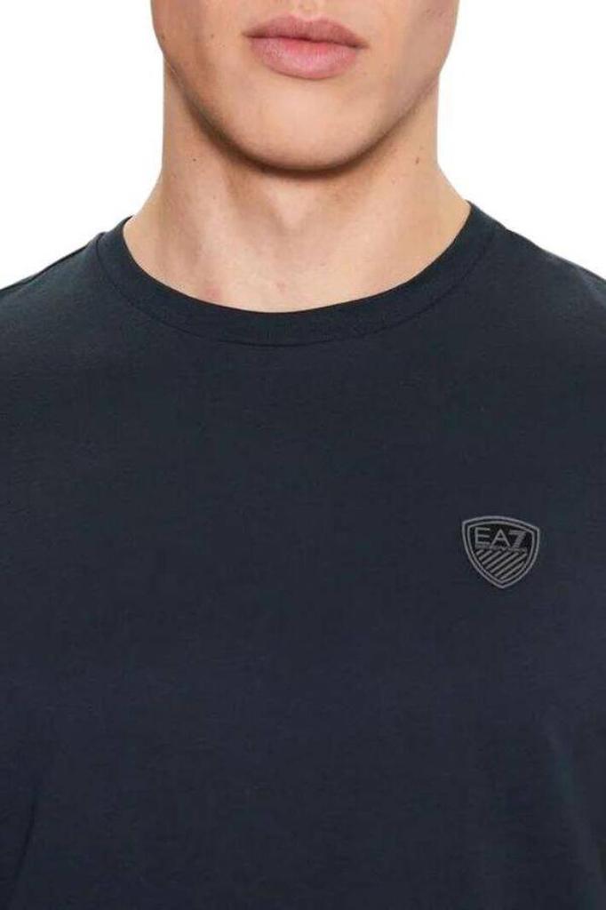 Emporio Armani Men's T-shirt, Navy Blue Cotton, Short Sleeve, Size L