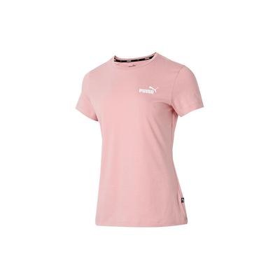 Solid Color Casual Breathable Round Neck Short Sleeve T-Shirt Women Tops Pink 630561-80