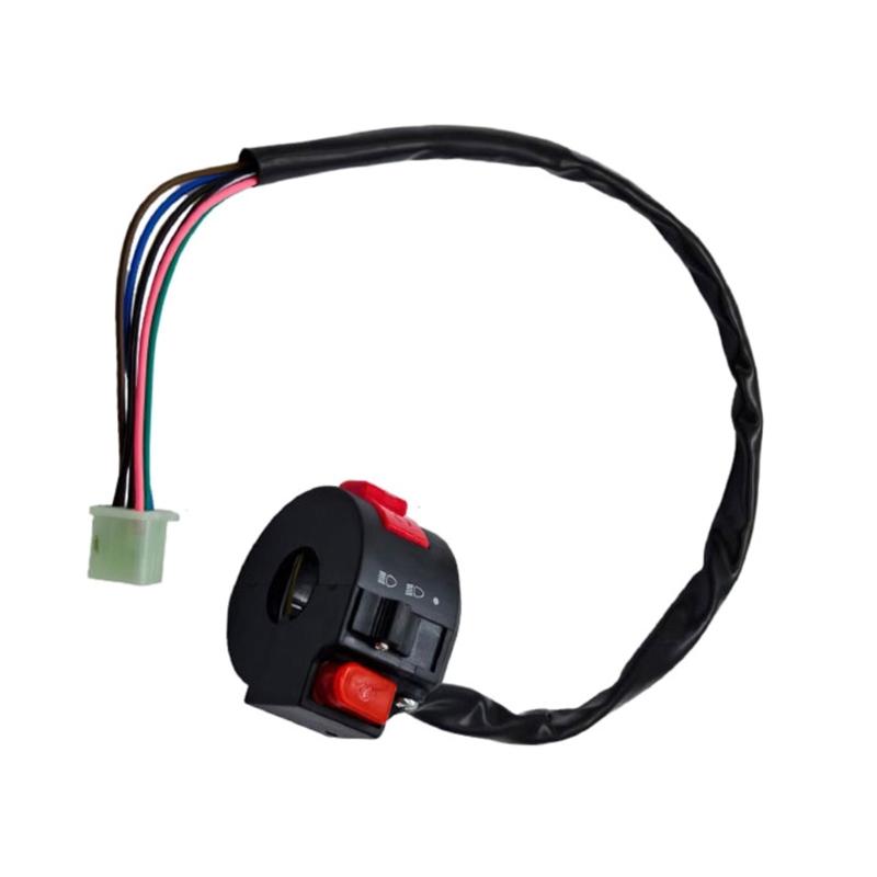 Versatile Motorcycle Engine Shut Off & Light Control Switch Temperature Resistant Switch for City Countryside Adventures