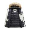 Winter Men Fur Hooded Parkas Man Snow Mountain Ski Thermal Coats Men -30 Degree Thicken Warm Down Padded Jackets Clothing