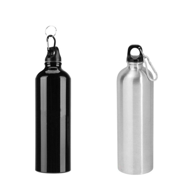 Aluminium-Wasserflasche Wasserflaschen Outdoor-Heimtrainer Sport-Trinkkessel mit Deckel Leicht zu tragen